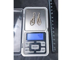 Sterling Silver CELTIC KNOT Dangling Earrings - 4.8g