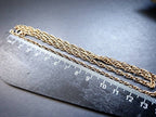 Antique 9ct GOLD Chain Necklace, Multi Link Rope - 23" Long - 11.6g