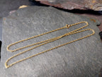 Vintage 9ct GOLD Prince of Wales Rope Chain Necklace, 18" - 3.6g