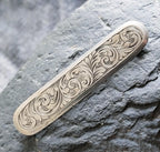 Antique Victorian Sterling Silver BROOCH - Etruscan Style - 11.2g