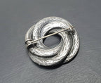 Victorian SNAKE BROOCH - Heavy Sterling Silver Serpent - 20.6g