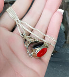 Vintage 4 way Spinner Pendant on Sterling Silver 16" Chain - 24.8g