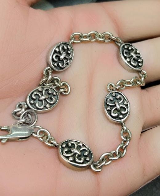 Vintage STERLING SILVER CELTIC Bracelet - 20cm - 13.9g