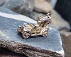 SILVER Vintage CAR CHARM - Stepaside, Classic Car - for Bracelet - 3.6g