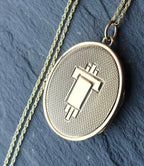Vintage 9ct Gold Art Deco LOCKET - Chester Hallmark 1955 with 18" Chain - 4.7g