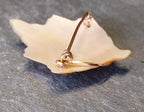 Antique Name BROOCH - Mother of Pearl with Florence