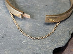 Vintage  Art Deco 12ct GOLD Plated BANGLE - BRACELET - 10.5g