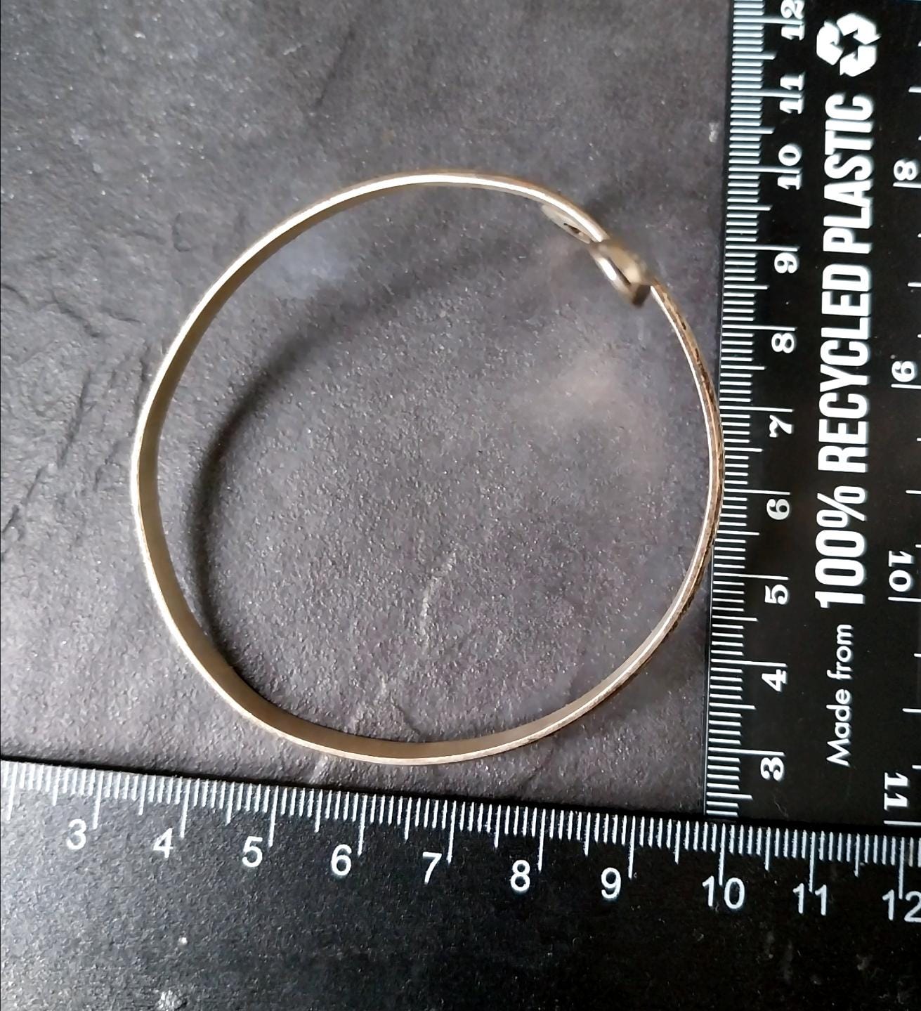 Vintage Sterling Silver Snake Serpent Bangle Bracelet - 15.7g