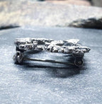 Vintage Sterling Silver HUMMINGBIRD BIRD Brooch - 6g
