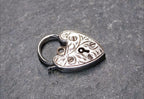 GEORG JENSEN SILVER Heart Lock Charm - for bracelet - Sterling Silver
