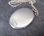 Huge Georg Jensen SILVER LOCKET Necklace, Art Deco  20" Chain 1968- 15.1g