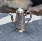 Vintage silver Coffee Pot Charm - 4.8g