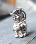 SILVER TOBY JUG Charm - Mini Beer Pint - Vintage Solid Sterling - 4.8g