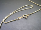 9ct GOLD CURB Style CHAIN Necklace - 21" Very Long - Hallmarked - 3.6g