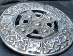 Huge Vintage CELTIC CROSS BROOCH, Henderson & Horner c 1946  - 23.4g