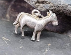 Vtg Silver Goat Charm for Bracelet or Pendant - 0.6g