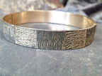 Vintage 9ct Rolled GOLD Wide BANGLE BRACELET - 50 Microns - 17.4g