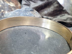 Vintage 9ct Rolled GOLD Wide BANGLE BRACELET - 50 Microns - 17.4g