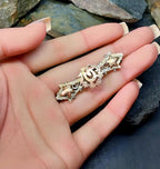 VICTORIAN Sweetheart Brooch - Horseshoe Chester Sterling Silver c 1902 - 3.9g