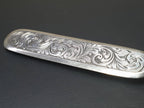 Antique Victorian Sterling Silver BROOCH - Etruscan Style - 11.2g