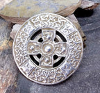 Huge Vintage CELTIC CROSS BROOCH, Henderson & Horner c 1946  - 23.4g