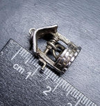 Vintage Silver WISHING WELL Charm - for bracelet -5.1g