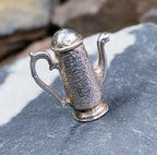Vintage silver Coffee Pot Charm - 4.8g