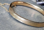 Vintage  Art Deco 12ct GOLD Plated BANGLE - BRACELET - 10.5g