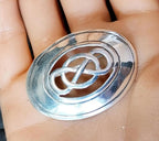 Kit Heath Sterling Silver Celtic Art Nouveau Brooch - 12.3g
