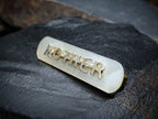 MOP MOTHER BROOCH - Antique Mother of Pearl with Silver