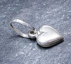 Vintage Silver Mini Heart Charm - for bracelet mini  - 0.8g