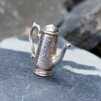 Vintage silver Coffee Pot Charm - 4.8g