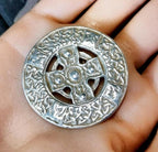 Huge Vintage CELTIC CROSS BROOCH, Henderson & Horner c 1946  - 23.4g