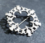 ORTAK SILVER THISTLE Brooch - Malcolm Gray Scottish Sterling Silver - 3.1g
