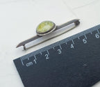 Vintage Sterling Silver Connemara Marble Brooch - Tie Pin - 4.2g