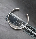Vintage Sterling Silver Bangle Bracelet - Weave Design Open - 22g