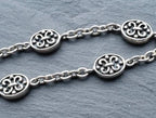 Vintage STERLING SILVER CELTIC Bracelet - 20cm - 13.9g