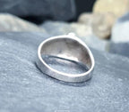 Vintage CARNELIAN STERLING SILVER Ring - uk size P 1/2 (us 8) - 4.4g