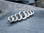 Antique Sterling Silver Lovers Knot Brooch - Edwardian Chester Hallmarks circa 1905 - 2.1g