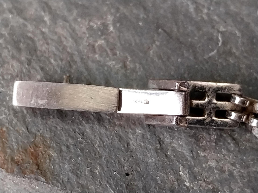 Vintage Sterling Silver WATCH - bracelet Strap 18cm - 14g