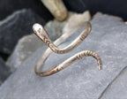 Vintage Sterling Silver Snake Serpent Bangle Bracelet - 15.7g